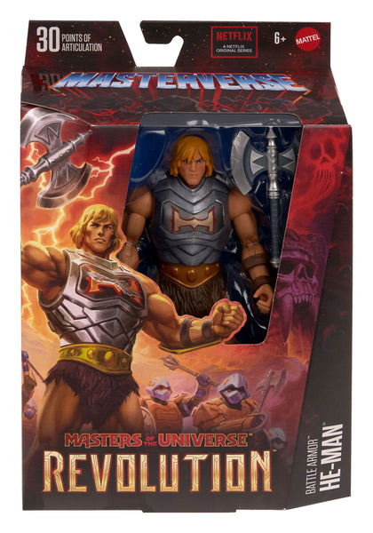 MASTERS OF THE UNIVERSE - MASTERVERSE - REVOLUTION - BATTLE ARMOR HE-MAN (EU-KARTE)