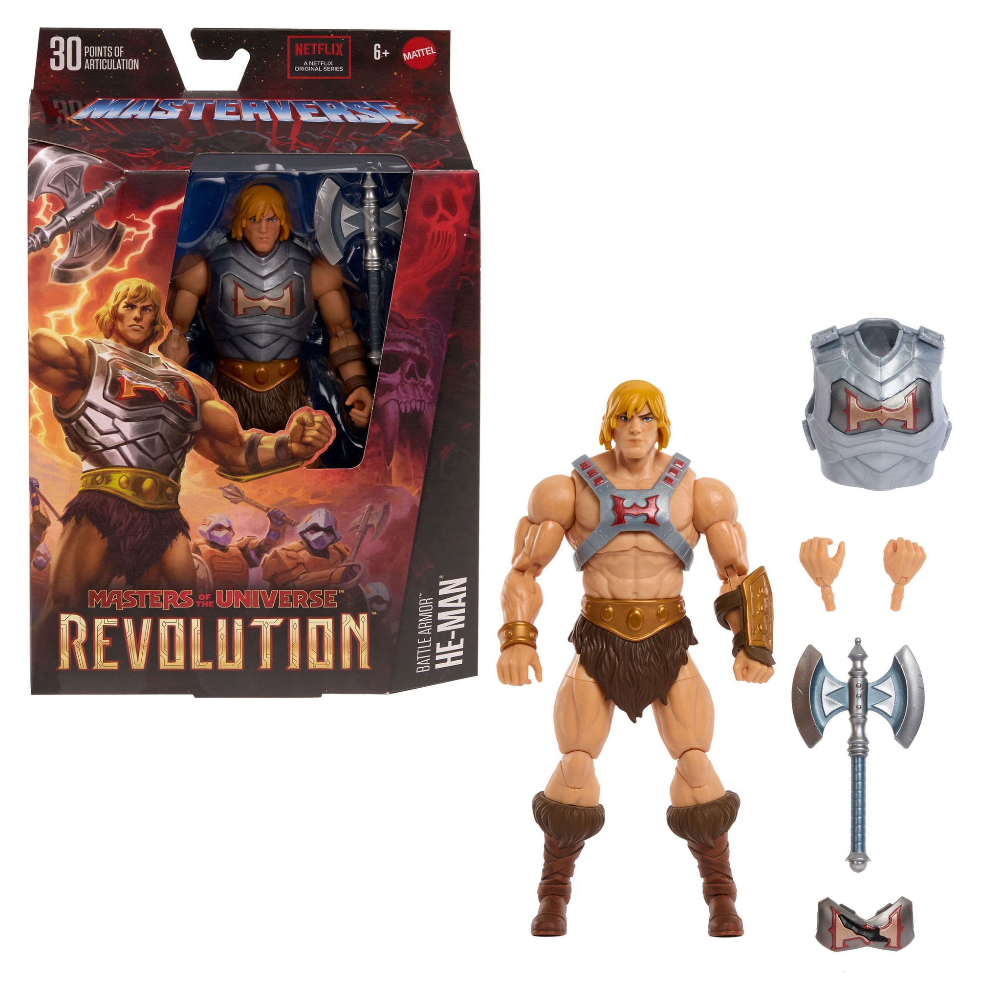 MASTERS OF THE UNIVERSE - MASTERVERSE - REVOLUTION - BATTLE ARMOR HE-MAN (EU-KARTE)