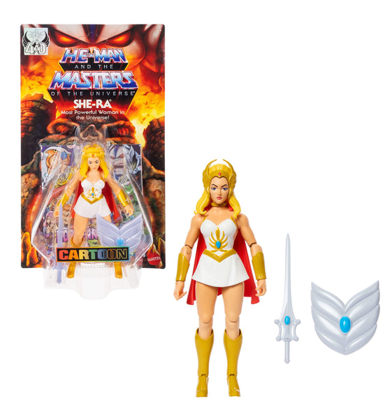 MASTERS OF THE UNIVERSE - ORIGINS - CARTOON COLLECTION - SHE-RA (EU-KARTE) PRE-ORDER 01.2025