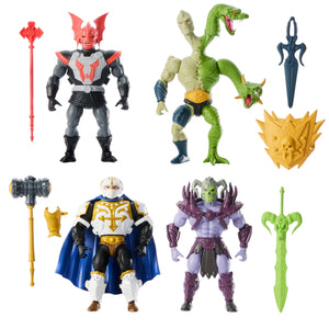 MASTERS OF THE UNIVERSE - ORIGINS - BATTLE FOR ETERNIA ACTION FIGURE 4-PACK (EU-KARTE) PRE-ORDER 06.2025