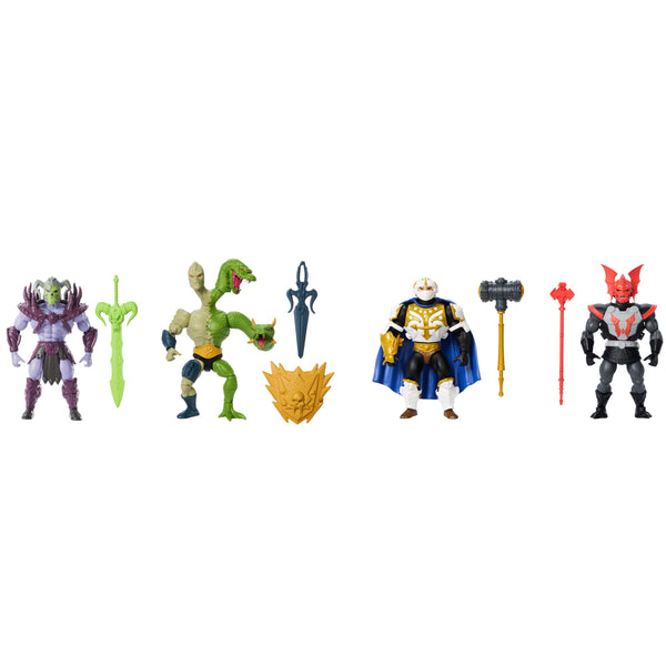 MASTERS OF THE UNIVERSE - ORIGINS - BATTLE FOR ETERNIA ACTION FIGURE 4-PACK (EU-KARTE) PRE-ORDER 06.2025