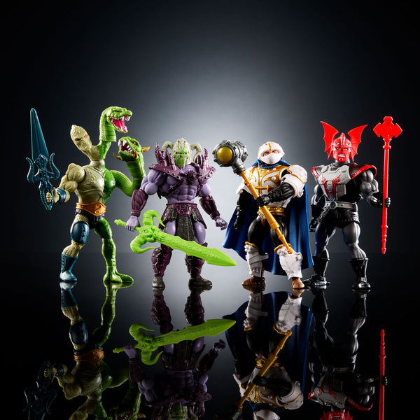 MASTERS OF THE UNIVERSE - ORIGINS - BATTLE FOR ETERNIA ACTION FIGURE 4-PACK (EU-KARTE) PRE-ORDER 06.2025