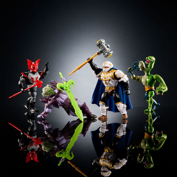 MASTERS OF THE UNIVERSE - ORIGINS - BATTLE FOR ETERNIA ACTION FIGURE 4-PACK (EU-KARTE) PRE-ORDER 06.2025