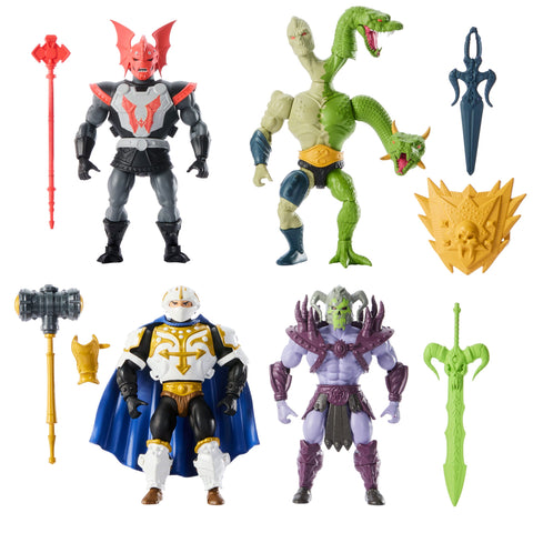MASTERS OF THE UNIVERSE - ORIGINS - BATTLE FOR ETERNIA ACTION FIGURE 4-PACK (EU-KARTE) PRE-ORDER 06.2025