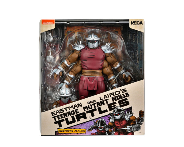 TEENAGE MUTANT NINJA TURTLE - MIRAGE COMICS - SHREDDER CLONE & MINI SHREDDER (DELUXE) 18CM