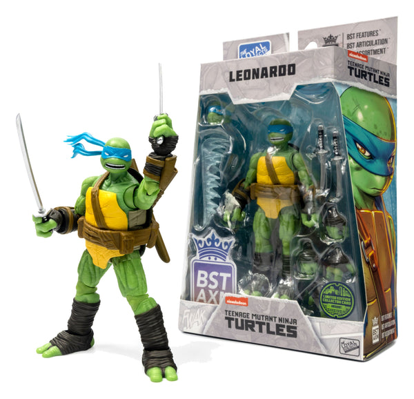 TEENAGE MUTANT NINJA TURTLE - BST AXN - LEONARDO (IDW COMICS) (13CM)