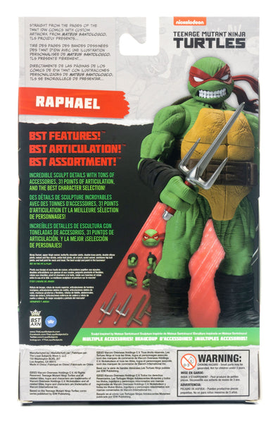 TEENAGE MUTANT NINJA TURTLE - BST AXN - RAPHAEL (IDW COMICS) (13CM)