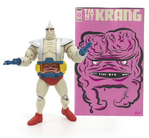 TEENAGE MUTANT NINJA TURTLE - BST AXN - IDW ACTIONFIGUR & COMIC KRANG WITH ANDROID BODY (20CM)