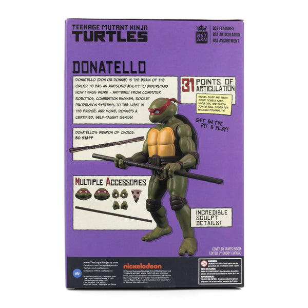 TEENAGE MUTANT NINJA TURTLE - BST AXN - IDW ACTIONFIGUR & COMIC DONATELLO EXCLUSIVE (13CM)