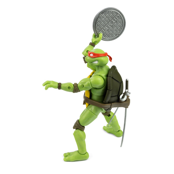 TEENAGE MUTANT NINJA TURTLE - BST AXN - IDW ACTIONFIGUR & COMIC LEONARDO EXCLUSIVE (13CM)