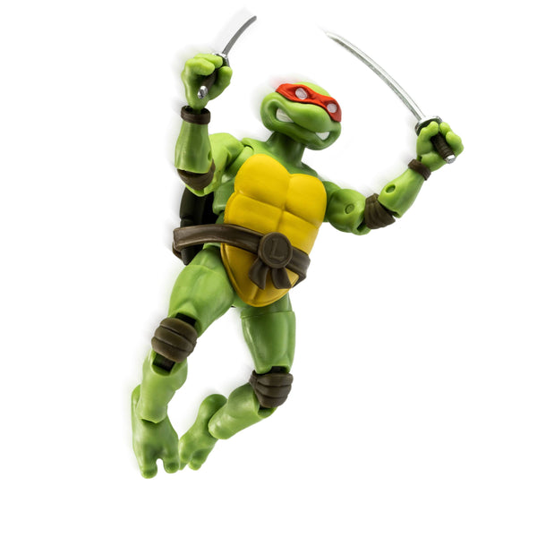 TEENAGE MUTANT NINJA TURTLE - BST AXN - IDW ACTIONFIGUR & COMIC LEONARDO EXCLUSIVE (13CM)