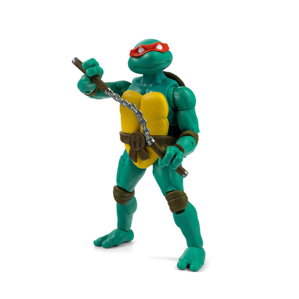 TEENAGE MUTANT NINJA TURTLE - BST AXN - IDW ACTIONFIGUR & COMIC MICHELANGELO EXCLUSIVE (13CM)