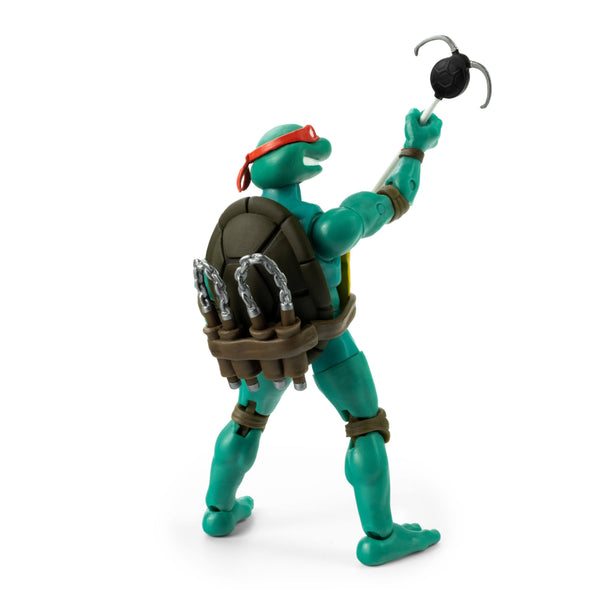 TEENAGE MUTANT NINJA TURTLE - BST AXN - IDW ACTIONFIGUR & COMIC MICHELANGELO EXCLUSIVE (13CM)