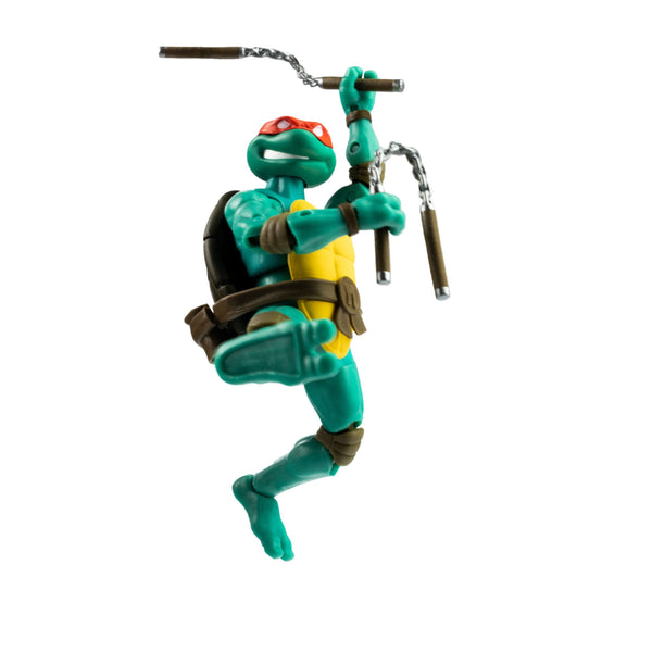 TEENAGE MUTANT NINJA TURTLE - BST AXN - IDW ACTIONFIGUR & COMIC MICHELANGELO EXCLUSIVE (13CM)