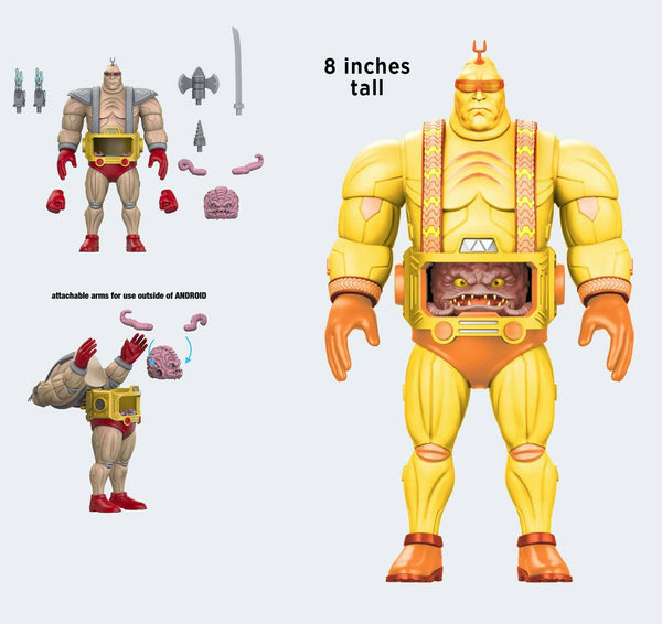 TEENAGE MUTANT NINJA TURTLE - BST AXN - KRANG WITH ANDROID BODY XL - ARCADE DAMAGE ANDROID (20CM)