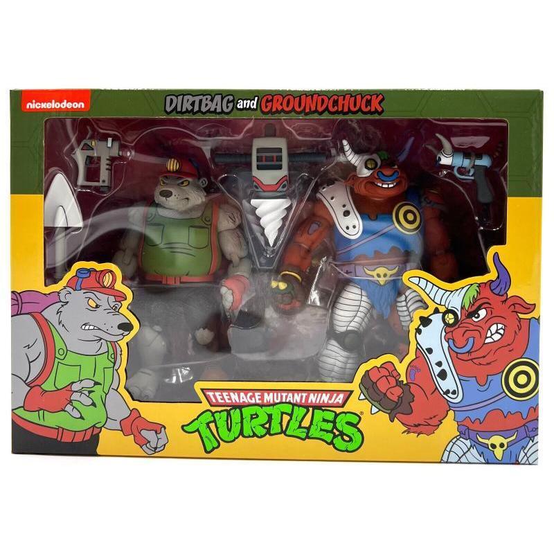 TEENAGE MUTANT NINJA TURTLE - HERO TURTLES 1987 - DIRTBAG & GROUNDCHUCK 2ER PACK