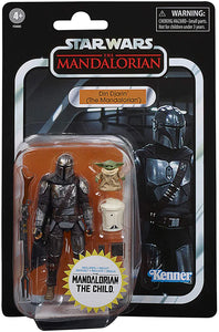 STAR WARS THE VINTAGE COLLECTION ! THE MANDALORIAN ! DIN DJARIN WITH CHILD VC177