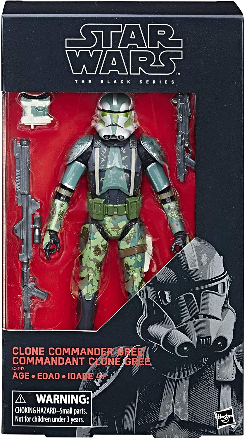 STAR WARS THE BLACK SERIES - RED LINE - CLONE COMMANDER GREE