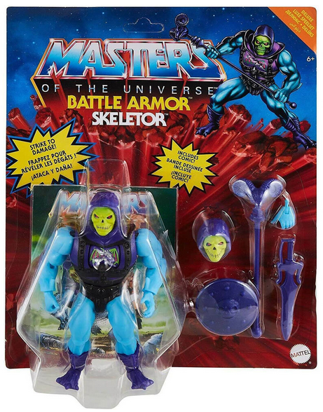 MASTERS OF THE UNIVERSE - ORIGINS - BATTLE ARMOR SKELETOR DELUXE