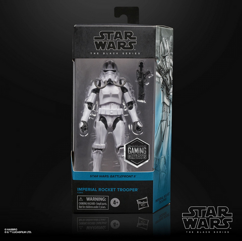 STAR WARS BLACK SERIES - GAMING GREATS - #01 IMPERIAL ROCKET TROOPER