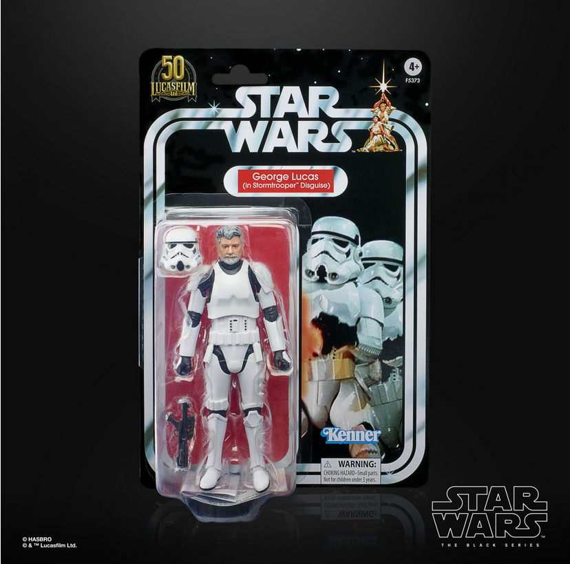 STAR WARS BLACK SERIES - 50TH ANNIVERSARY - GEORGE LUCAS (IN STORMTROOPER DISGUISE) - 15cm