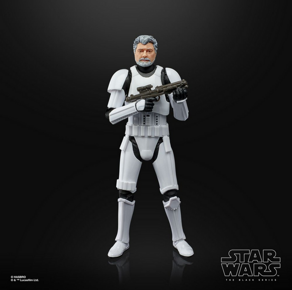 STAR WARS BLACK SERIES - 50TH ANNIVERSARY - GEORGE LUCAS (IN STORMTROOPER DISGUISE) - 15cm