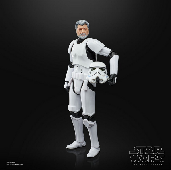 STAR WARS BLACK SERIES - 50TH ANNIVERSARY - GEORGE LUCAS (IN STORMTROOPER DISGUISE) - 15cm