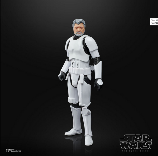 STAR WARS BLACK SERIES - 50TH ANNIVERSARY - GEORGE LUCAS (IN STORMTROOPER DISGUISE) - 15cm