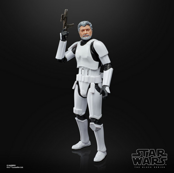 STAR WARS BLACK SERIES - 50TH ANNIVERSARY - GEORGE LUCAS (IN STORMTROOPER DISGUISE) - 15cm