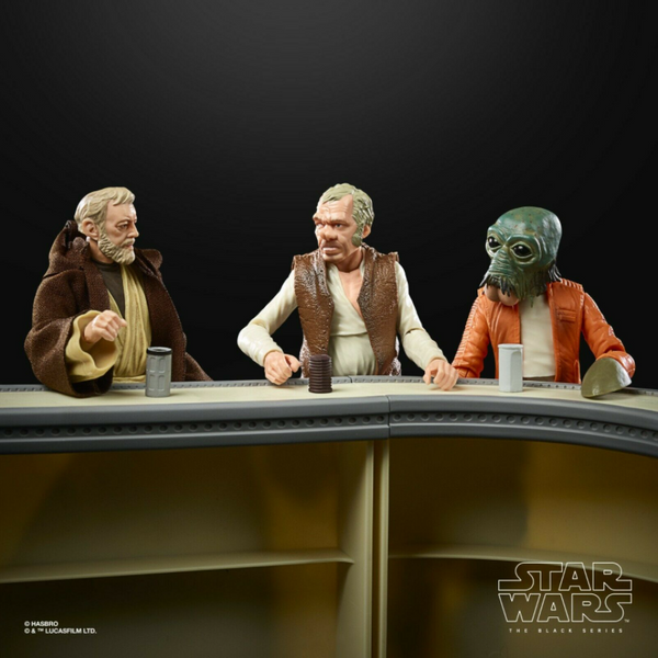 STAR WARS BLACK SERIES - 50TH ANNIVERSARY - CANTINA SHOWDOWN (OBI WAN KENOBI, DR. EVAZAN, PONDA BABA)