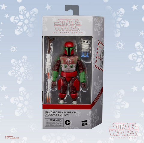 STAR WARS BLACK SERIES - HOLIDAY EDITION - MANDALORIAN WARRIOR