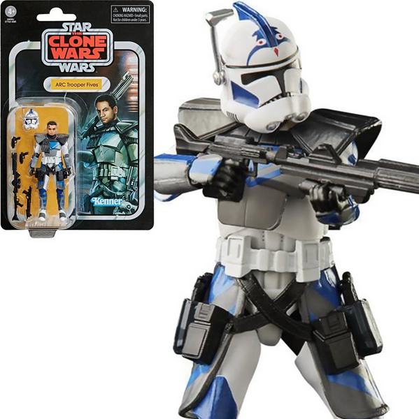 STAR WARS THE VINTAGE COLLECTION - THE CLONE WARS - ARC TROOPER FIVES VC172