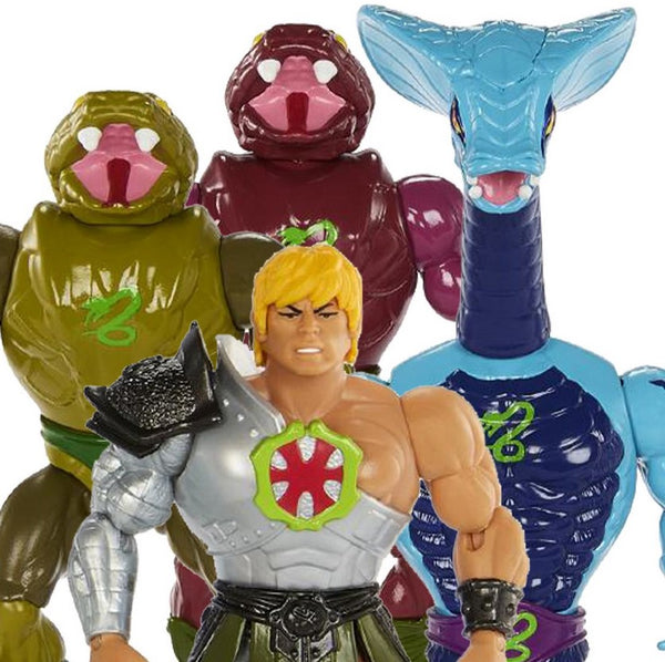 MASTERS OF THE UNIVERSE - ORIGINS - DIABOLICAL SNAKE INVASION 4-PACK - EXCLUSIVE (US-KARTE)