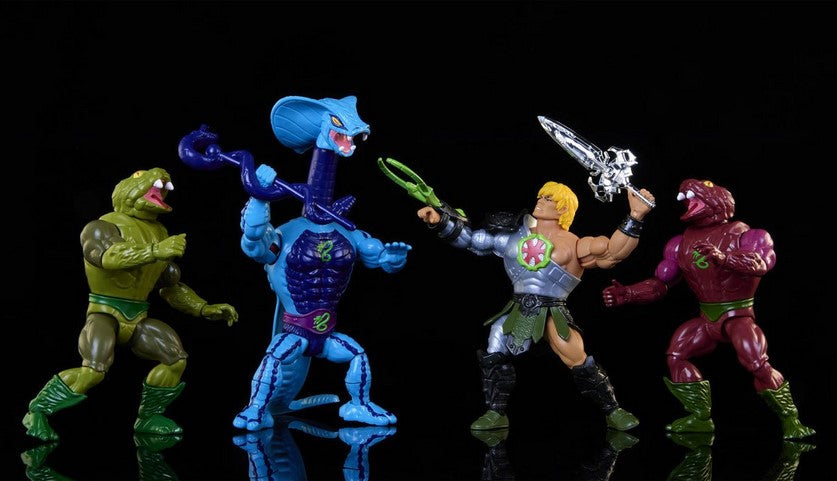 MASTERS OF THE UNIVERSE - ORIGINS - DIABOLICAL SNAKE INVASION 4-PACK - EXCLUSIVE (US-KARTE)