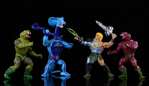 MASTERS OF THE UNIVERSE - ORIGINS - DIABOLICAL SNAKE INVASION 4-PACK - EXCLUSIVE (US-KARTE)