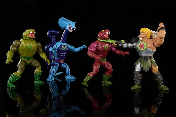 MASTERS OF THE UNIVERSE - ORIGINS - DIABOLICAL SNAKE INVASION 4-PACK - EXCLUSIVE (US-KARTE)