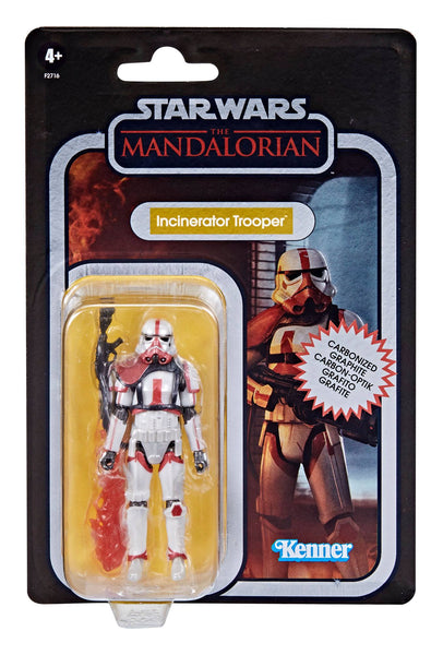 STAR WARS THE VINTAGE COLLECTION ! THE MANDALORIAN ! INCINERATOR TROOPER (CARBONIZED)