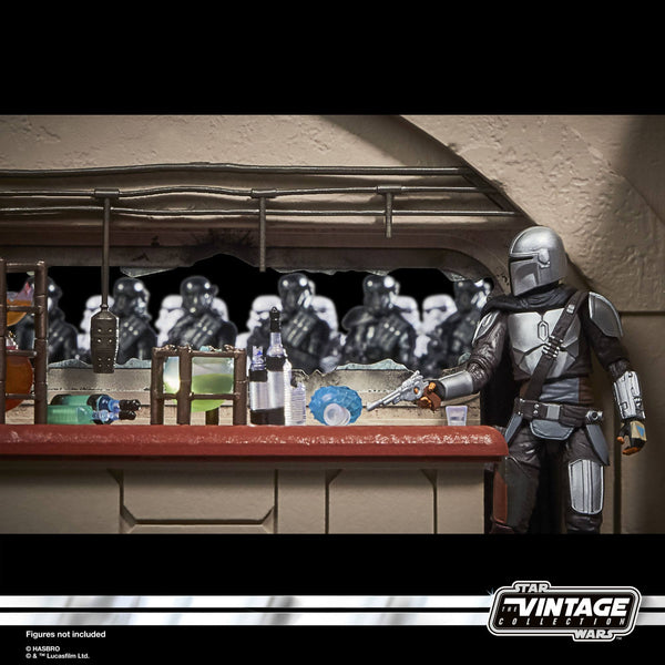 STAR WARS THE VINTAGE COLLECTION - THE MANDALORIAN - NEVARRO CANTINA MIT IMPERIAL DEATH TROOPER (NEVARRO)