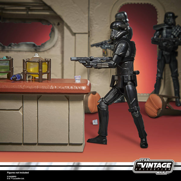 STAR WARS THE VINTAGE COLLECTION - THE MANDALORIAN - NEVARRO CANTINA MIT IMPERIAL DEATH TROOPER (NEVARRO)