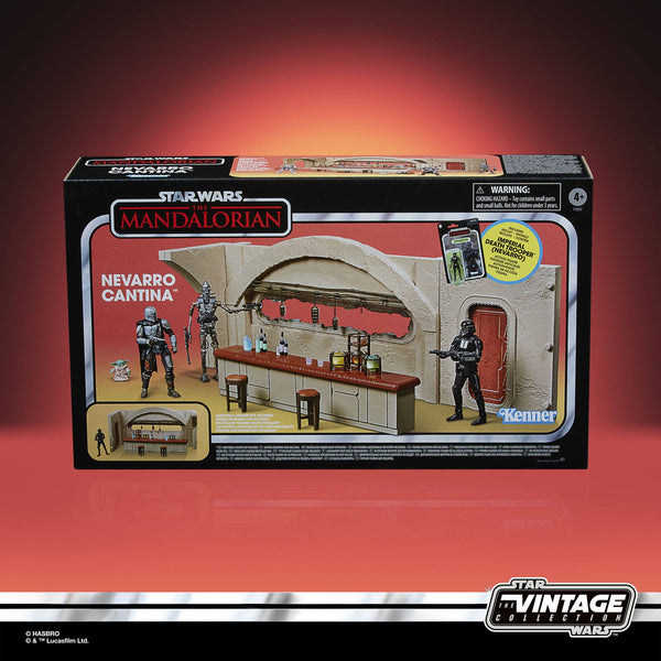 STAR WARS THE VINTAGE COLLECTION - THE MANDALORIAN - NEVARRO CANTINA MIT IMPERIAL DEATH TROOPER (NEVARRO)