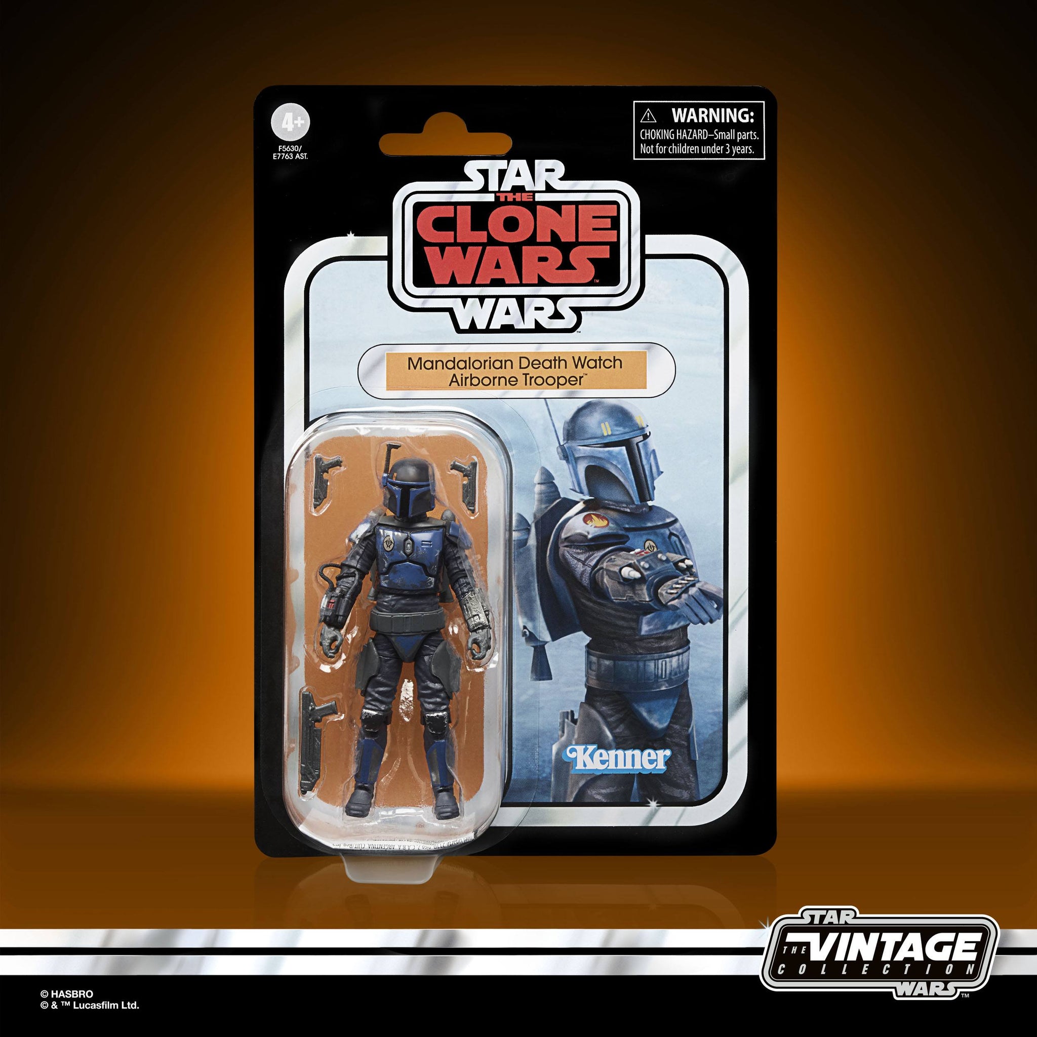 STAR WARS THE VINTAGE COLLECTION - THE CLONE WARS - MANDALORIAN DEATH WATCH AIRBORNE TROOPER VC247