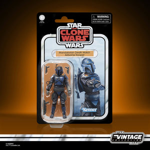 STAR WARS THE VINTAGE COLLECTION - THE CLONE WARS - MANDALORIAN DEATH WATCH AIRBORNE TROOPER VC247