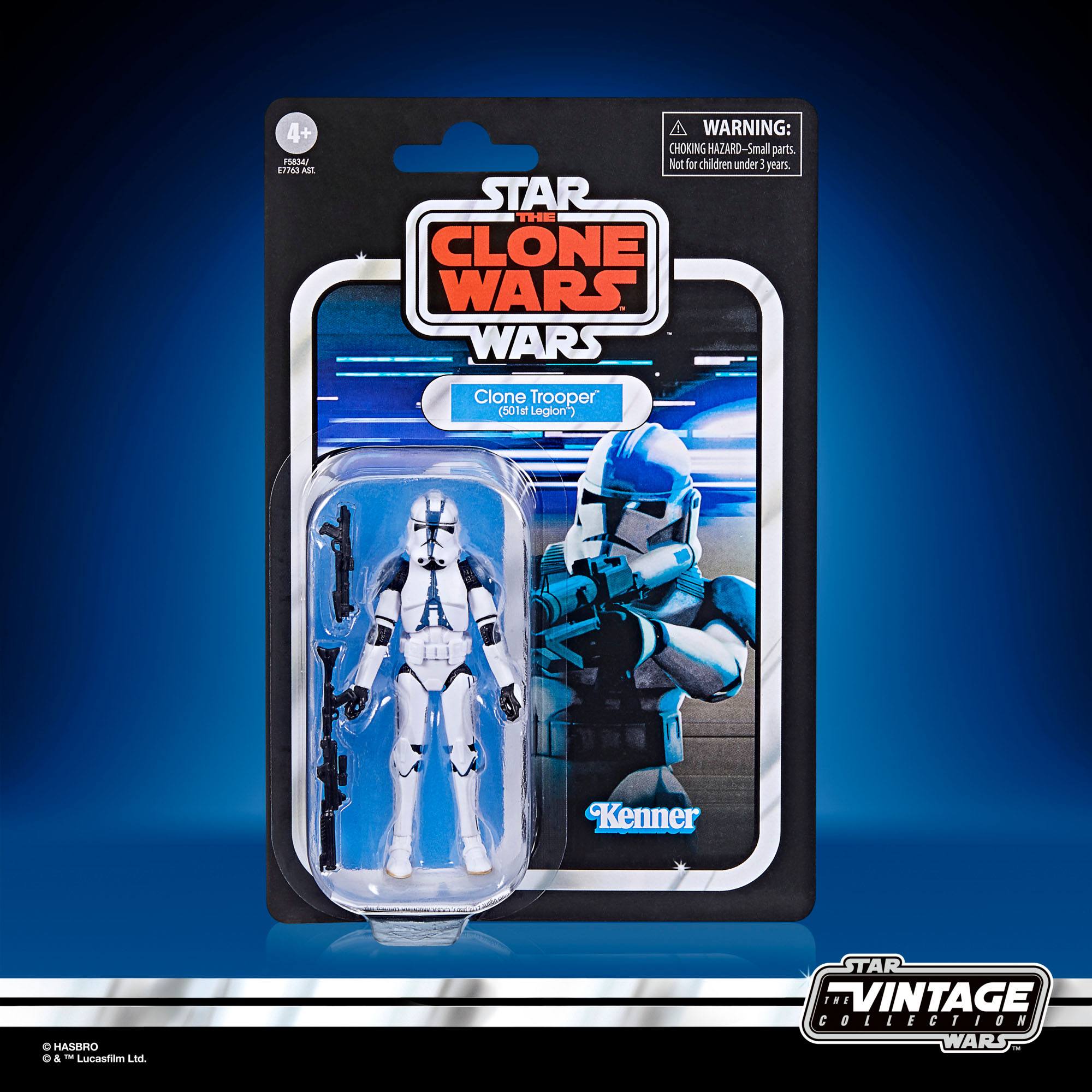 STAR WARS THE VINTAGE COLLECTION - THE CLONE WARS - CLONE TROOPER (501ST LEGION) VC240