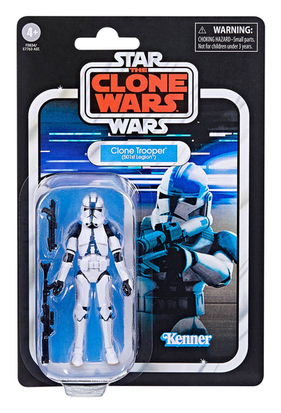 STAR WARS THE VINTAGE COLLECTION - THE CLONE WARS - CLONE TROOPER (501ST LEGION) VC240