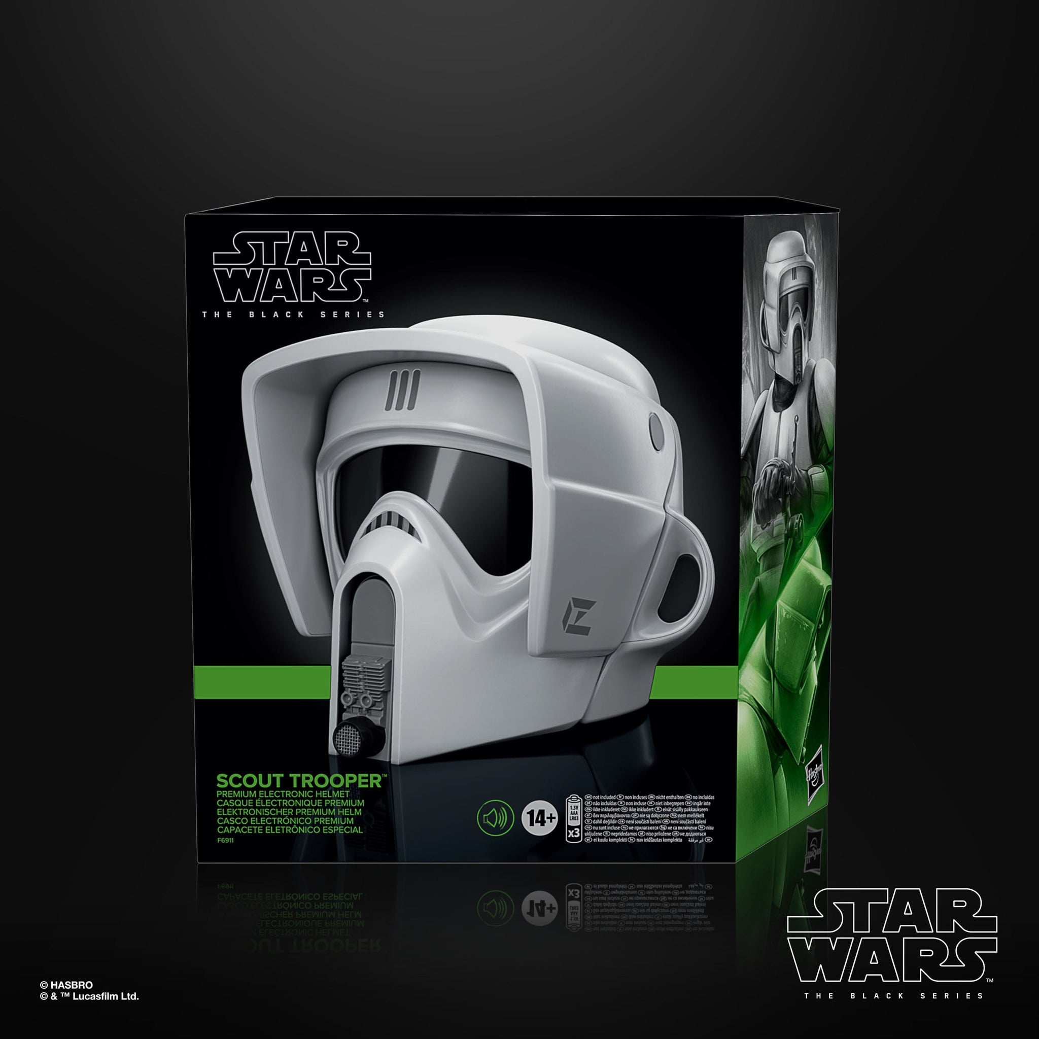 STAR WARS BLACK SERIES - THE CLONE WARS - SCOUT TROOPER ELEKTRONISCHER HELM