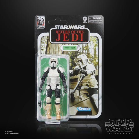 STAR WARS BLACK SERIES - 40TH ANNIVERSARY - RETURN OF THE JEDI - BIKER SCOUT