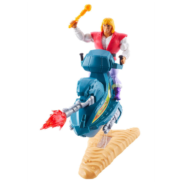 MASTERS OF THE UNIVERSE - ORIGINS - PRINCE ADAM WITH SKY SLED (EU-CARD)