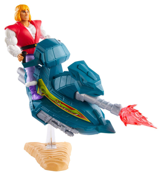 MASTERS OF THE UNIVERSE - ORIGINS - PRINCE ADAM WITH SKY SLED (EU-CARD)