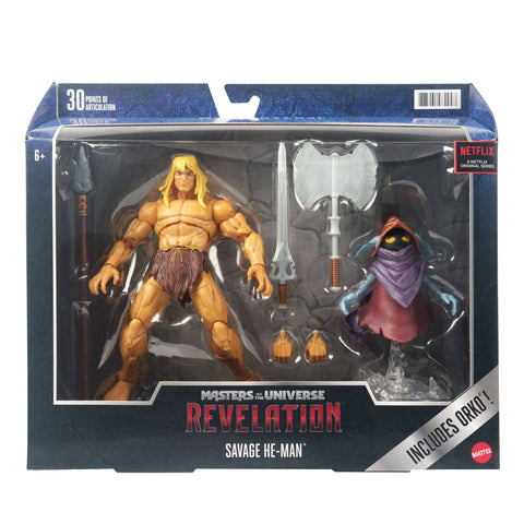 MASTERS OF THE UNIVERSE - MASTERVERSE REVELATION - SAVAGE HE-MAN DELUXE