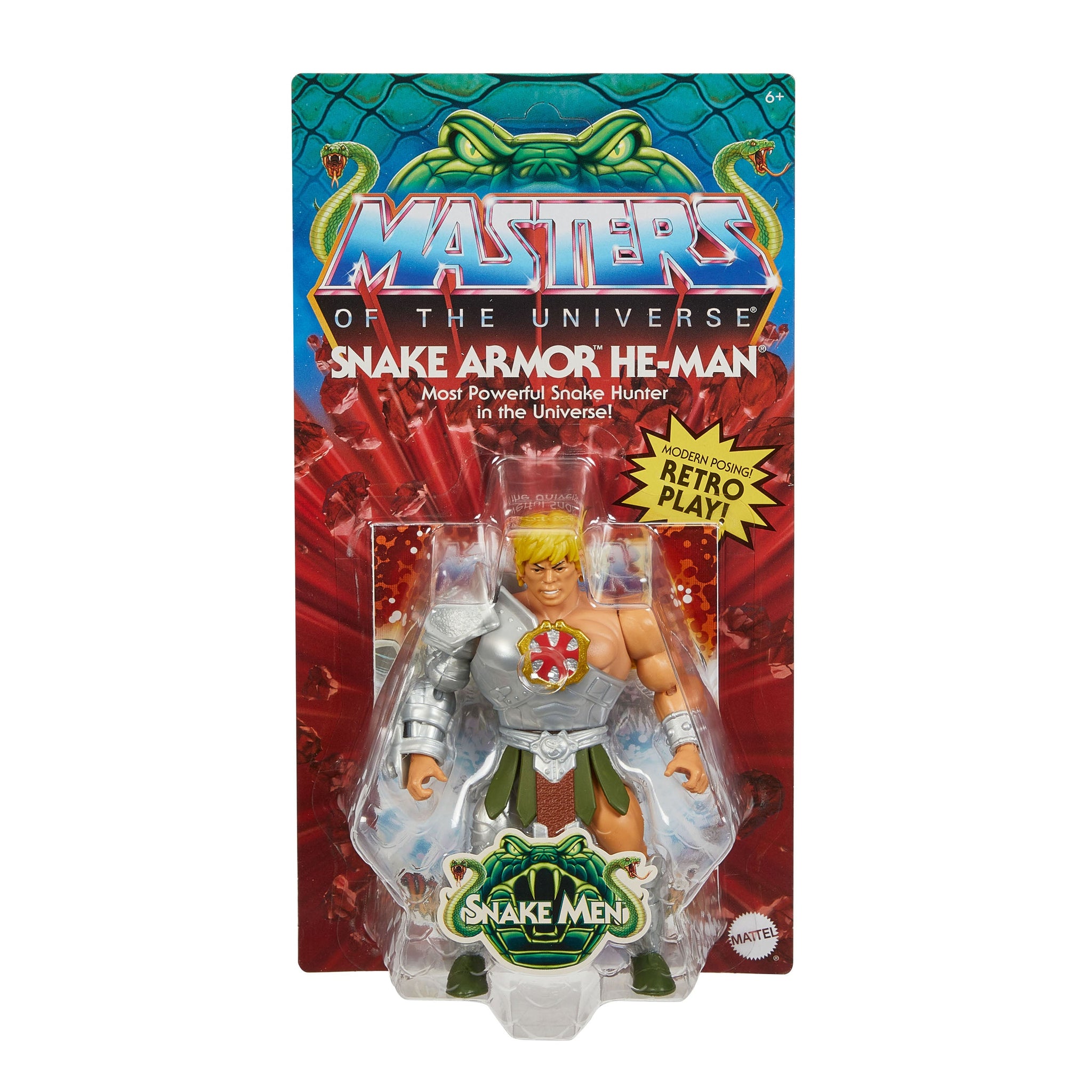 MASTERS OF THE UNIVERSE - ORIGINS - SNAKE ARMOR HE-MAN (US-KARTE)